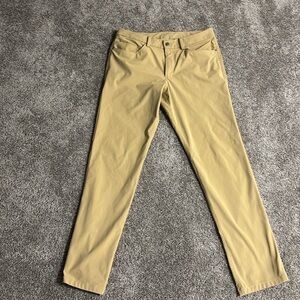 Men’s Lululemon ABC Classic-Fit 5 Pocket Pant Pants Trench Khaki 32 Like New